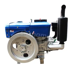 नई मॉडल सस्ते 1 सिलेंडर पानी ठंडा डीजल मोटर के लिए 14hp 198 डीजल इंजन ट्रैक्टर