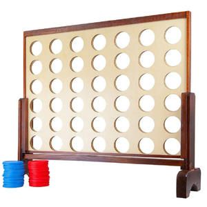 Yumuq 3x2 'ענק עץ לחבר ארבעה/4 משחקים, ארבעה/4 במשחק שורה עם מטבעות למשחקים חיצוניים - Product Image 5