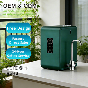 Nouvelle machine à eau hydrogénée OEM 4000ppb, 600G, grande capacité, filtration <span class=keywords><strong>RO</strong></span> à 3 niveaux, purificateur d'eau hydrogénée électrique pour la cuisine - Product Image 1