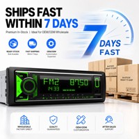 20% de Descuento en Reproductor MP3 Universal para Auto, Radio Bluetooth 1 Din con FM AM RDS, Llamadas Manos Libres e Iluminación RGB