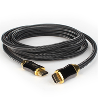 Câble HDMI 2.0 1,5 m 4K 60 Hz tressé en alliage de zinc Ultra UHD plaqué or, connexion HDMI 60 FPS pour Xbox HDTV PS5
