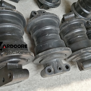EC70 EC80 ECR88 EC140 Excavator Undercarriage Parts Single Double Flange Track Roller Tarrier Roller Track Chain Group - Product Image 3