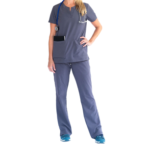 Pijamas Médicos Clásicos con Cuello en V <span class=keywords><strong>para</strong></span> <span class=keywords><strong>Hombre</strong></span>, Uniformes Quirúrgicos, Uniformes <span class=keywords><strong>para</strong></span> Médicos, Conjuntos Transpirables de Secado Rápido <span class=keywords><strong>para</strong></span> Enfermería Veterinaria - Product Image 2