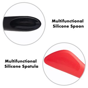 Utensilios de Cocina, Espátula de Silicona de Doble Cabeza para Repostería, para Mantequilla, Pastel, Mini Espátula para Pastel, Cuchara para Salsas de Frutas - Product Image 2