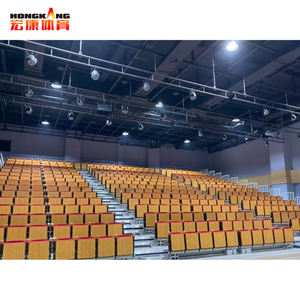 เก้าอี้อัฒจันทร์พับเก็บได้แบบยืดหดได้สำหรับใช้ในร่ม ปี 2025 ขายดี ผลิตจากอะลูมิเนียม/เหล็กและพลาสติก ใช้ระบบขับเคลื่อนด้วยมือ/ไฟฟ้า - Product Image 2