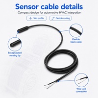 Capteur thermistor NTC GAIMC pour climatiseur de voiture, contrôle de la climatisation HVAC, sortie d'évaporateur, retour sur la température de l'air et de l'habitacle