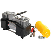 Compresseur d'Air Électrique Portable 150 PSI, Gonfleur de Pneus Métallique, Kit de Réparation de Pneus pour Voiture, Pompe à Air Portable pour Pneus de Voiture