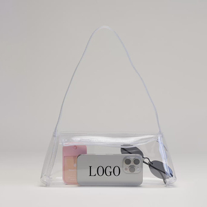 Fabrication sur mesure <span class=keywords><strong>de</strong></span> sacs à bandoulière transparents en PVC 100% pour femmes, sacs en PVC transparents, sacs à main en PVC transparent - Product Image 5