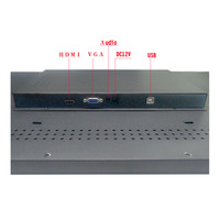 Monitor Industri KY 32-Inci IPS LCD Kapasitif 10-Titik Sentuh Kecerahan 350 Cd/m2 FHD Antarmuka VGA/USB WLED Baru Garansi 1 Tahun