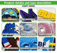 Patchs brodés personnalisés écologiques thermocollants, appliques alphabétiques DIY à transfert thermique, patchs en forme de lettres pour vêtements