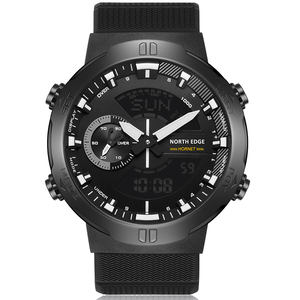 Reloj Digital para Hombre DF NORTH EDGE HORNET, Cronógrafo Deportivo, Resistente al Agua 50M, Hora Mundial, Velocidad, Hora Dual - Product Image 3