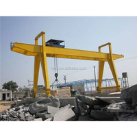 Grue portique électrique sur rail HENGTAI 20t, robuste, télécommandée, composants Siemens, hauteur de levage 30m, pour chantier naval