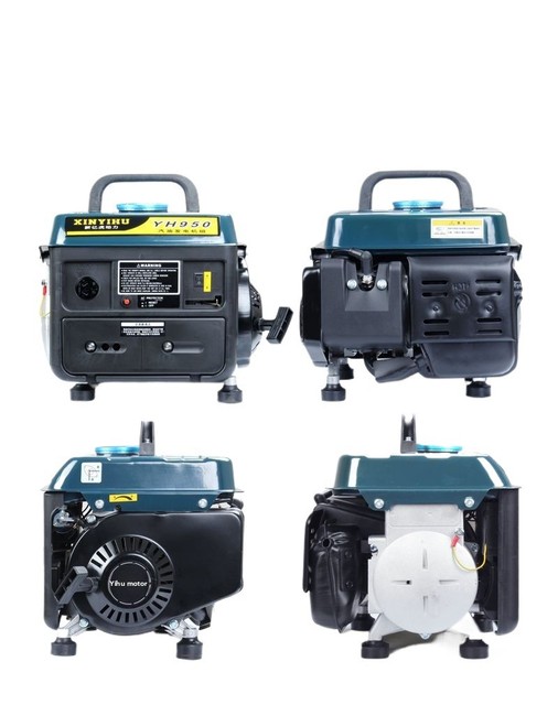 Mini Portable Single-phase Gasoline Generator 220V 1000W Silent Handheld Compact Home Outdoor Camping Car Use Small Power Backup