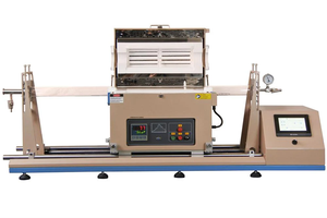 Horno de tubo deslizante de <span class=keywords><strong>1200</strong></span> °C (100mm de diámetro exterior) para un procesamiento térmico rápido- - Product Image 2