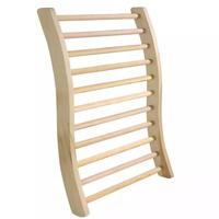 Oreiller de dossier de Sauna en forme de S expérience de Sauna appui-tête en bois ou accessoires de fournitures de chambre
