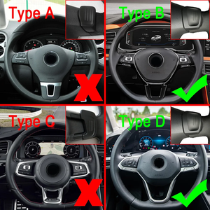 2 pièces d'extensions de palettes de changement de vitesse pour volant de voiture pour <span class=keywords><strong>Volkswagen</strong></span> VW <span class=keywords><strong>Golf</strong></span> <span class=keywords><strong>8</strong></span> MK8 GTI/GTD/<span class=keywords><strong>GTE</strong></span>/R-Line Polo Jetta Tiguan Atlas - Product Image 6