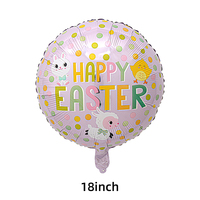 Ballons en aluminium en gros motif lapin de dessin animé pour Pâques, décoration de fête d'anniversaire, cadeaux animaux, fournitures de célébration en vrac