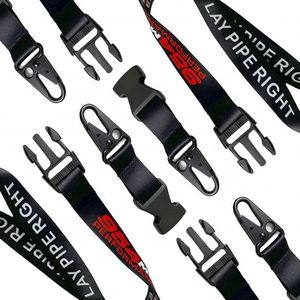 High Quality Heat Transfer Lanyards Multi Color Printing Neck Straps With Logo Custom Eagle Hook Keychain Lanyard - Product Image 4