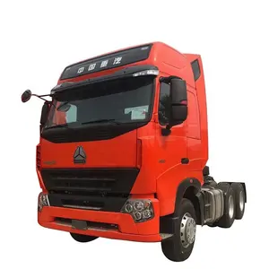 Khá Được Sử Dụng Và Thương Hiệu Mới HOWO 6X4 A7 Tractor Truck Head Với Giá Thấp Và Trang Trí Sang Trọng Để Bán Philippines