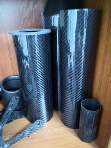 Tabung Serat Karbon Diameter Besar Kelautan - Ukuran Kustom Berlapis Filamen, Pipa Tiang Kapal Pesiar Berkekuatan Tinggi Tahan Korosi - Product Image 4