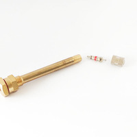 Valve de pneu tubeless en laiton Toolon New Brass V3-20-7 pour moto