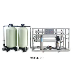 5000 L/h 5t/h Automatic Ro Machines Water Filter Water Purification Pure Drinking Water Treatment Plant