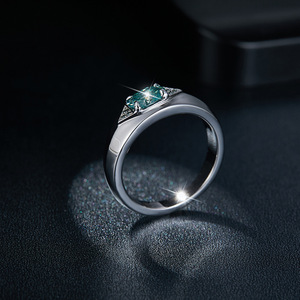 Hip-Hop Modeschmuck Herren & Damen Moissanit-<span class=keywords><strong>Ring</strong></span> 925 Sterling Silber Feiner Schmuck - Product Image 6