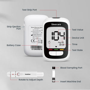 Sinocare Safe AQ ProIII Achetez 10 boîtes de bandelettes de test diabétique et obtenez 1 glucomètre gratuit – Appareil de mesure du glucose sanguin - Product Image 6
