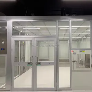 Class 100 Modular Clean Room ISO 5 Dust Free Cleanroom with HEPA Fan Unit