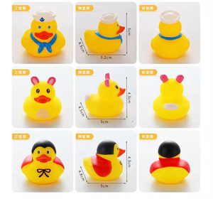 Nổi tắm đồ chơi Y tá Nghề Nghiệp squeaker 2 inch màu vàng Ducky số lượng lớn loại cao su vịt - Product Image 6