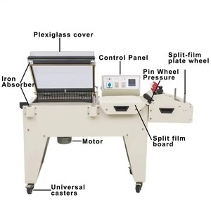 Bán tự động <span class=keywords><strong>L</strong></span> niêm phong thu nhỏ máy bao bì 2 trong 1 thu nhỏ máy bao bì - Product Image 5