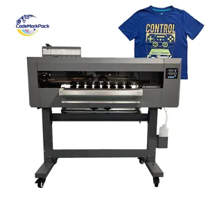 2024 a1 dtf printer 60cm 4 head i3200 dtf commercial printer printing machine set with 9 color dtf t shirt printer