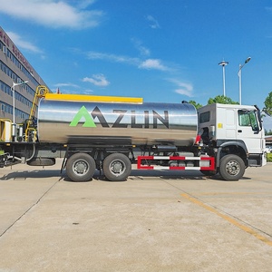 Camion distributeur d'asphalte HOWO 6X4 15000L, petit pulvérisateur de bitume avec pompe intelligente - Product Image 5