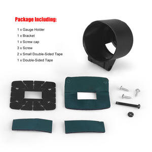 Soporte de Panel de Instrumentos de 2 Pulgadas (52 mm) de un Solo Orificio, Color Negro, para Modificación de Automóviles, Marco de Tablero y Kits de Panel, Cubierta Corta para Instrumentos - Product Image 5