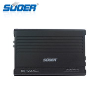 Amplificateur de voiture 4 canaux de classe D 24 V haute performance SE-120.4 avec crossovers pour subwoofer et audio automobile