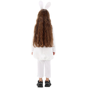 Disfraz <span class=keywords><strong>de</strong></span> Conejito Blanco para Niños, <span class=keywords><strong>Traje</strong></span> <span class=keywords><strong>de</strong></span> Cosplay <span class=keywords><strong>de</strong></span> Conejo para Niños, Ropa para Representaciones Escolares - Product Image 4