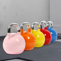 Kettlebell de compétition en fonte, couleurs personnalisables, réglable, pour fitness et musculation, 4/6/8/10/12/14/16/18/20/24/28/32KG, vente en gros