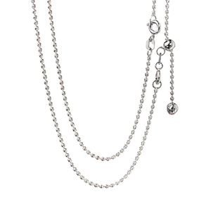 Collar de Cadena con Mini Diamantes en Oro de 18K Xinfly, Moderno, en Oro Blanco y Amarillo, Diseño Italiano Bicolor, Brillante - Product Image 4