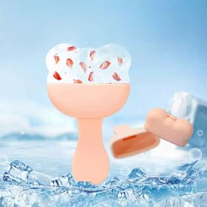 Masque facial réutilisable en silicone en forme de patte de chat ou d'ours pour massage et outil de beauté, compresse de glace pour resserrer les pores - Product Image 5