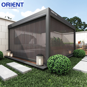 3x3 3x4 <span class=keywords><strong>4x3</strong></span> 4x4 4x5 4x5 4x6 6x3 6x4 6x5 6x6m Jardín moderno Exterior Aluminio Persiana Pérgola Pabellón Gazebo Pérgola pérgola Pergula - Product Image 2