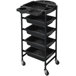 Carrito de Peluquería de Lujo 2025, Carrito de Herramientas para Salón de Belleza, Estantes de Almacenamiento Multifuncionales, Carrito para Planchado y Tinte de Cabello para Barbería - Product Image 2