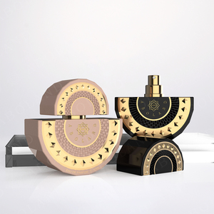 100ML New Design Luxury High End Rainbow Perfume <b>Bottle</b> Glass <b>Bottle</b> <b>Empty</b> <b>Spray</b> High-Grade Special Caps Perfume Packaging - Product Image 1