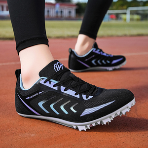Nouvelles chaussures de piste <span class=keywords><strong>Pointes</strong></span> pour hommes et femmes Courir debout Chaussures de saut en longueur <span class=keywords><strong>Sprint</strong></span> Race Mesh <span class=keywords><strong>Pointes</strong></span> respirantes Chaussures pour la course - Product Image 5