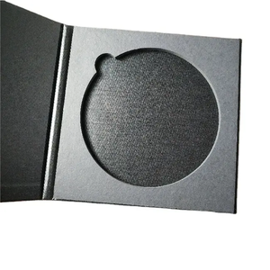 Boîte de CD de disque vinyle mini DVD de luxe personnalisée avec stratification mate gaufrage revêtement UV type de doublure en éponge - Product Image 2