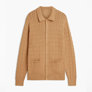 Factory Direct <b>Mens</b> <b>Knitted</b> <b>Cardigan</b> Sweater with Custom Colors Sizes and Logo Services <b>Mens</b> Classic Winter Wear <b>Cardigan</b> - Product Image 5