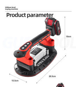 48VF <b>Tiles</b> Vibrator Ceramic <b>Tile</b> <b>Leveler</b> Suction Cup Automatic Floor Vibrator Ceramic <b>Tile</b> <b>Leveler</b> Leveling Tools With Battery - Product Image 3