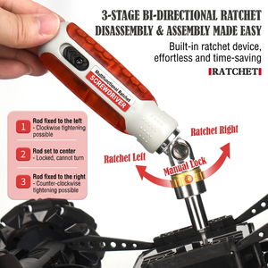 Multifunctional Ratcheting <b>Screwdriver</b> Set With Interchangeable Bits For Home Diy Repair Tools - Product Image 5
