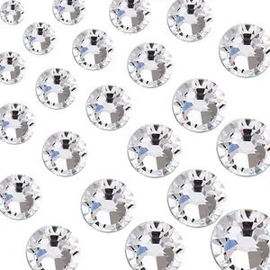 Swarovski Round Flatback Rhinestone for Nail Art / Clear Crystal