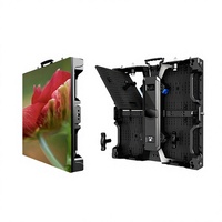 Écrans LED de location transfrontaliers pour extérieur et intérieur, panneaux LED P391, résolution 256x128, haute luminosité