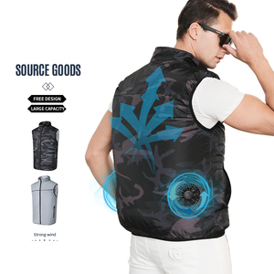 Ropa con aire acondicionado, protector solar de verano, ropa de aire acondicionado, <span class=keywords><strong>chaleco</strong></span> de refrigeración con ventilador, ropa a prueba de rayos UV - Product Image 4